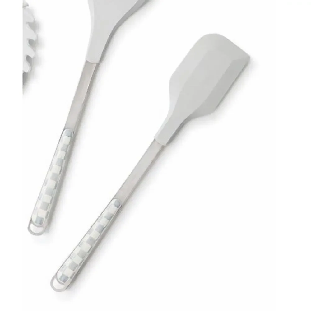 Mackenzie-Childs Sterling Check Spatula Made In Italy NEW